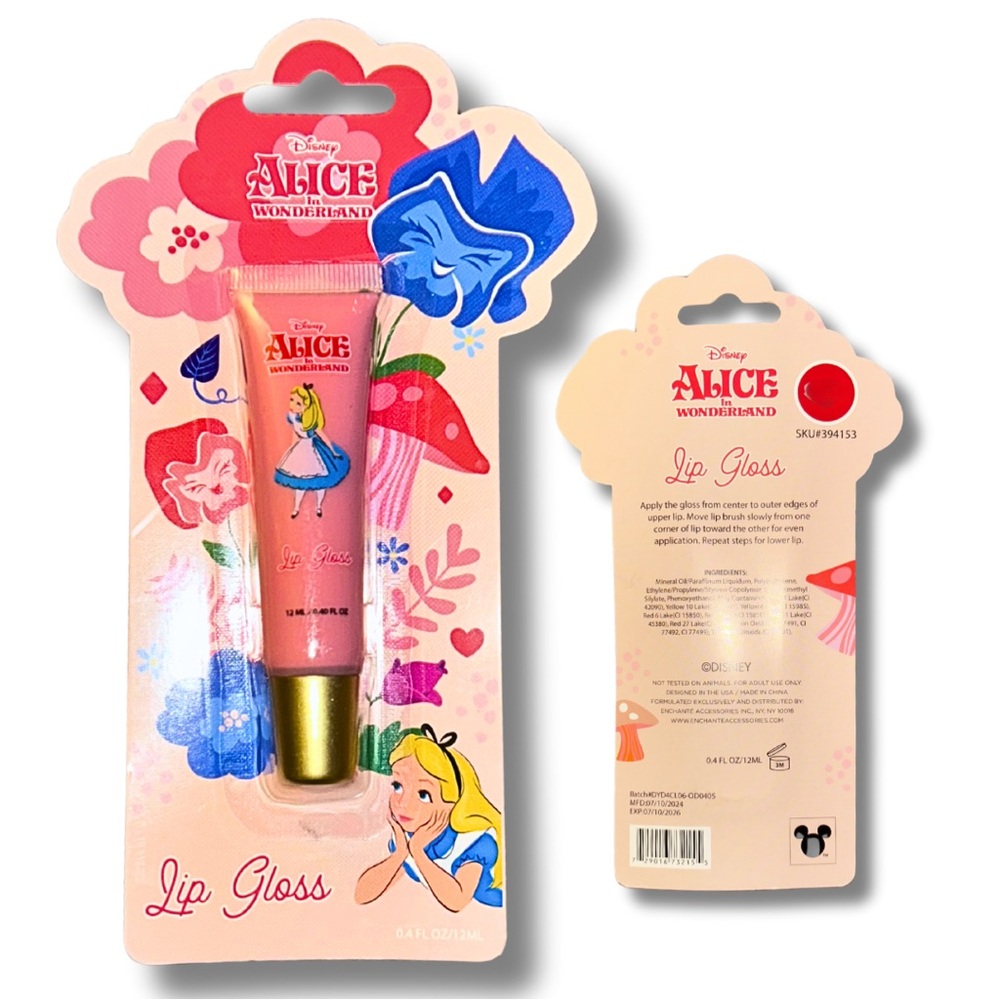 💙🐰Disney Alice in Wonderland Lip Gloss Lot - Picture 6 of 6
